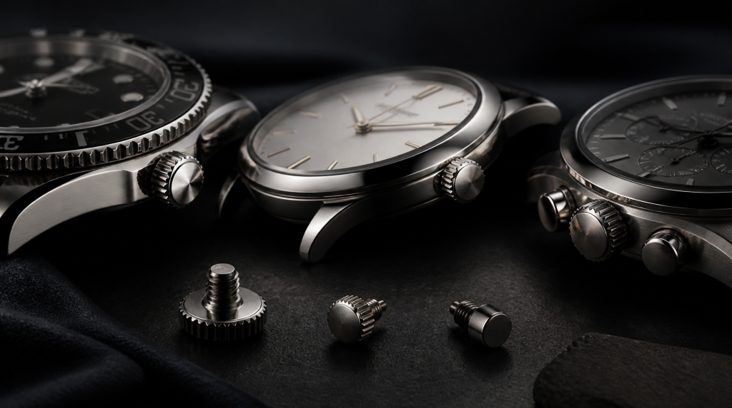 Watch Crown Types Explained: Screw-Down, Push-Pull & Quick-Set Crowns ...